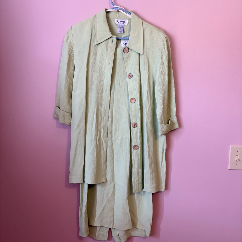 DJ Summers Vintage Light Green Women's Dress Set